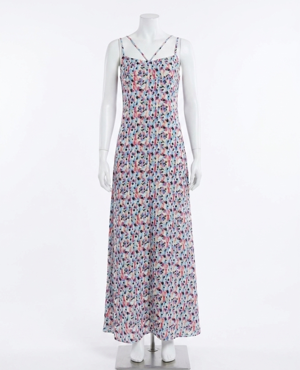 NEW MOLLY BRACKEN ladies long printed woven dress in black dany